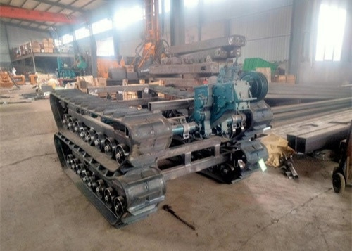 3MT Loading Crawler Track Undercarriage Transporter For Gold Mining Drilling Rig