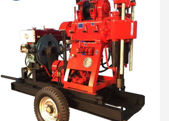 150m Mobile Geological Prospecting XY-1A Trailer Mounted Drilling Rig