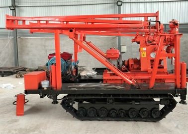 Mobile Hydraulic Crawler Drilling Rig , Track Mounted Drill Rig Easy Operation