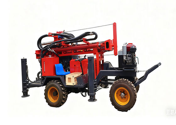 100/200/300M Water Well Tractor Mounted Drilling Machine To Africa