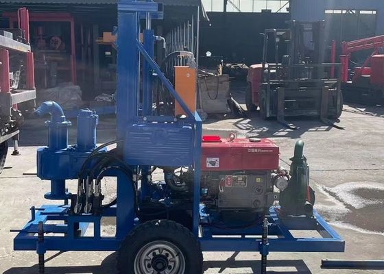 Farming Water Well Borehole Drilling Equipment Easy Movement 120 Meters