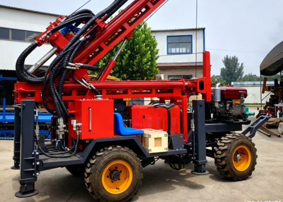Pneumatic Drilling Rig with 100-350mm Hole Diameter and Pneumatic Drive System for Rocky Strata