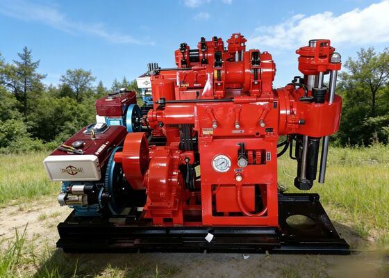 200M Deep Hole Core Advanced Portable Drill Rig With Diesel/Electric Power