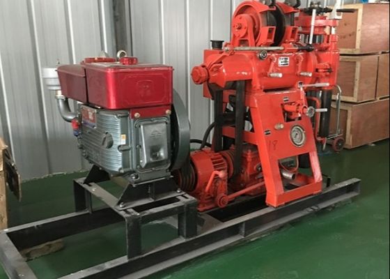 18 HP ディーゼルエンジンを駆動するコアドリルとリグ 150 メートル容量