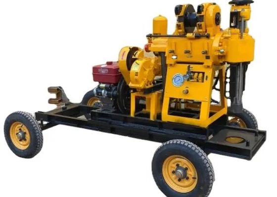 GK 200 選択用ホイール付きの携帯エンジニアリング調査掘削機