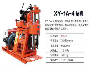 90°の容易な操作の穿孔機の装備XY-1Aディーゼル力のタイプ- 75°鋭い角度
