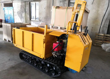 カスタマイズされたトラック運送者のクローラー タイプ2のトンの小型自己のローディングはダンプを追跡しました