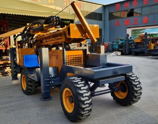 アフリカ ST260 タイヤタイプ 泥ポンプ / 空気圧縮機付きのドリルリグ