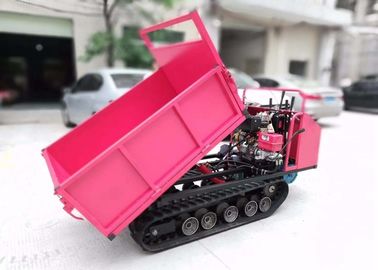 自己のローディングは小型ダンプ、ゴム製トラック キャリアを2トン容量追跡しました