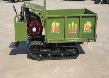 0.8トンのディーゼル機関を搭載する小型自己のローディングのゴム製小さい追跡されたダンプ