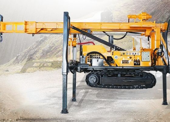 山のプロジェクトの水のための70kw 260mのクローラー ドリル機械