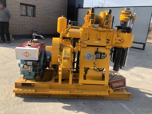 ディーゼルエンジンの100メートル探査掘削機 BW 160泥ポンプ ビデオサポート
