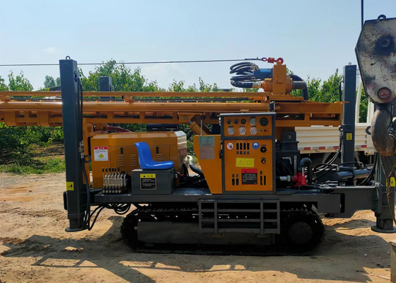 260mの深い試錐孔のクローラー掘削装置105mmの直径