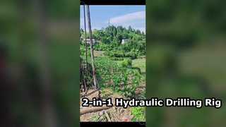 2-in-1 油圧掘削リグ |井戸掘削と地質コア探査