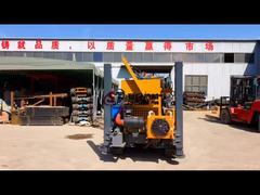 地熱気圧式掘削リグ クローラー 設置水掘削穴 ST180