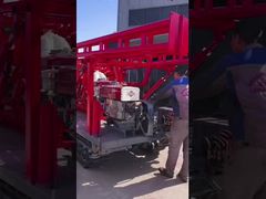 操作簡単 ポータブル コア掘削リグ 100m - 200m 掘削深度 ISO 9001 認証