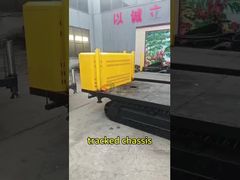 あなたのための多目的スチール クローラー トラック車台に取り付けられた鉱山掘削機