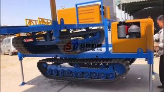 厳しい地形掘削用のクローラシャーシ